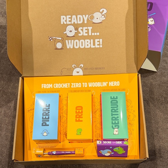 The Woobles Zero to Hero Crochet Kit - Purple - Picture 2 of 2